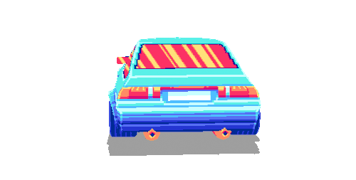 spinning car